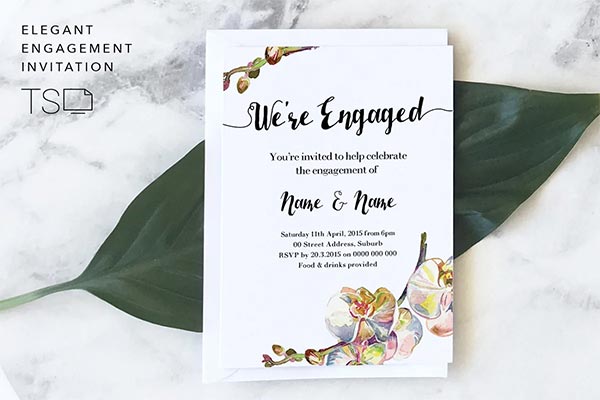 Engagement Invitation Design