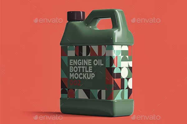 Engine Oil Bottle Mockup Pack