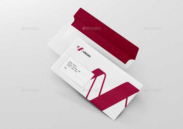 Envelope C5 and C6 Mock-Up Template