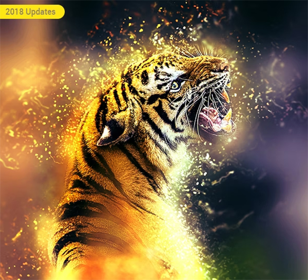 Epic Glow Photoshop Action