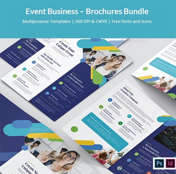 Event Business Brochures Bundle Print Templates