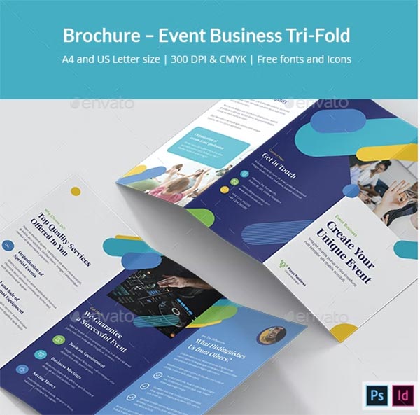 Event Business Tri-Fold Brochure