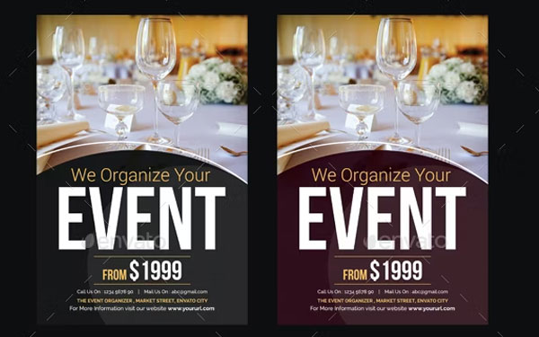 Event Organize Food Flyer