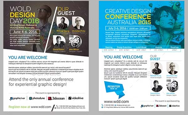 Event Summit Conference Flyer Bundle