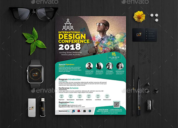 Event Summit Conference PSD Flyer Bundle