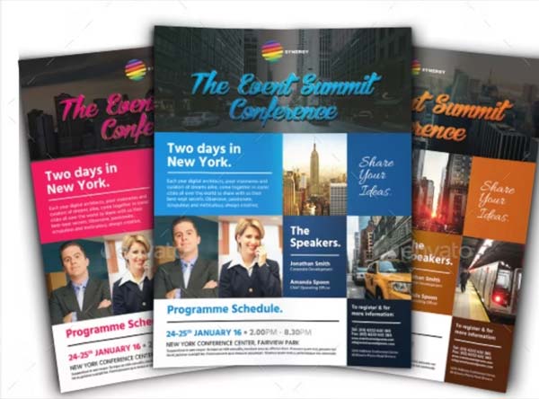 Event Summit Conference PSD Flyer