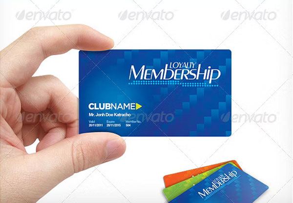 Exclusive Loyalty Template Card