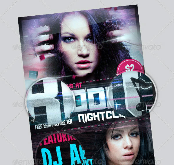 Exoden Nightclub Party Event Flyer Template