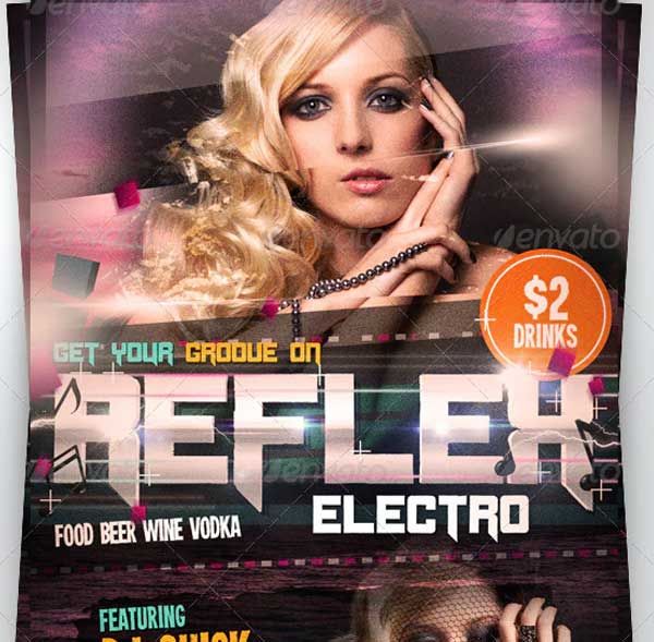 Simple Nightclub Party Flyer Template