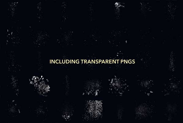 Exploding, Shattered Glass PS Brushes