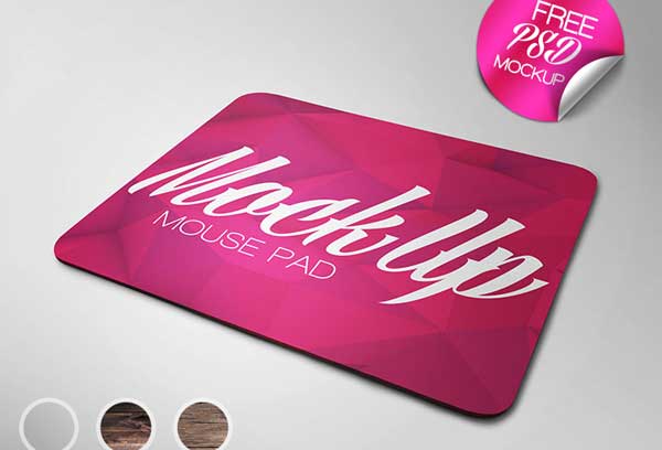 FREE Mouse Pad Mockup in PSD