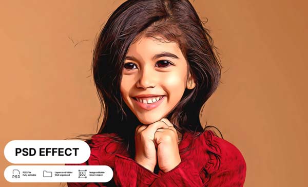 Face Art Free Photoshop Action