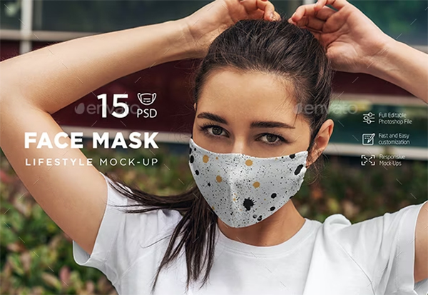 Face Mask MockUp Lifestyle