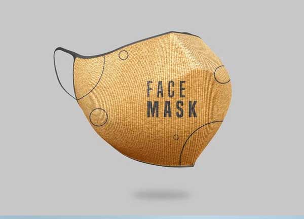 Face Mask Mockup Free Psd