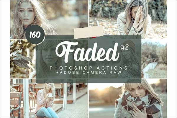 Faded Photoshop Actions Collection