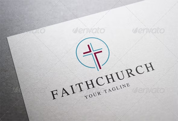 Faith Church Logo Template