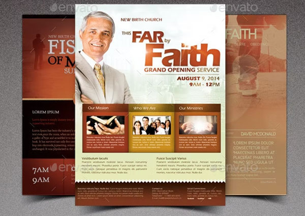 Faith Church Marketing Flyers