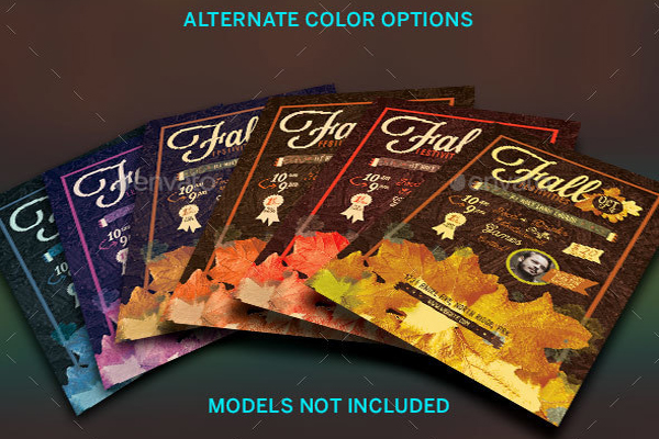 Fall Festivities Holiday Flyer Template