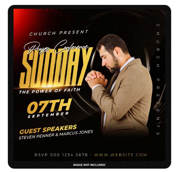 Fall Revival Flyer Template