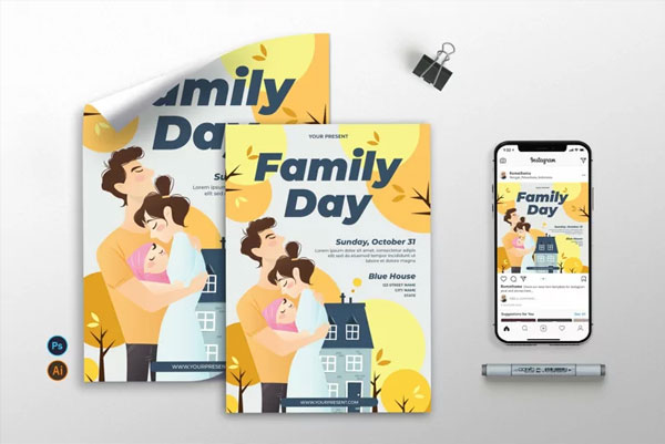 Family Day - Flyer Instagram Post AS