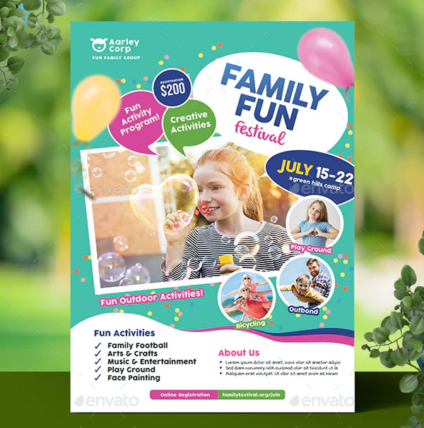 Family Day Festival Flyer