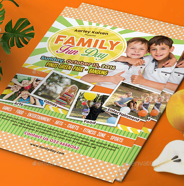 Family Day Flyer Design