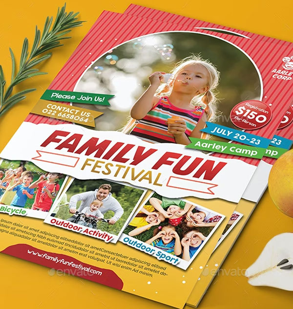 Family Day Flyer Templates