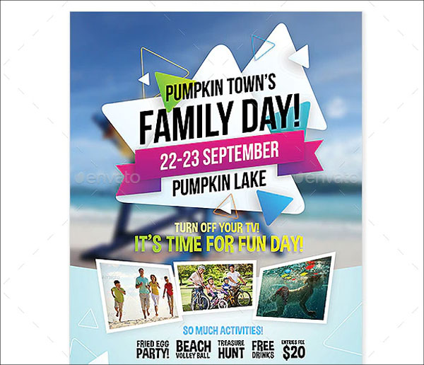 Family Day Summer Flyers