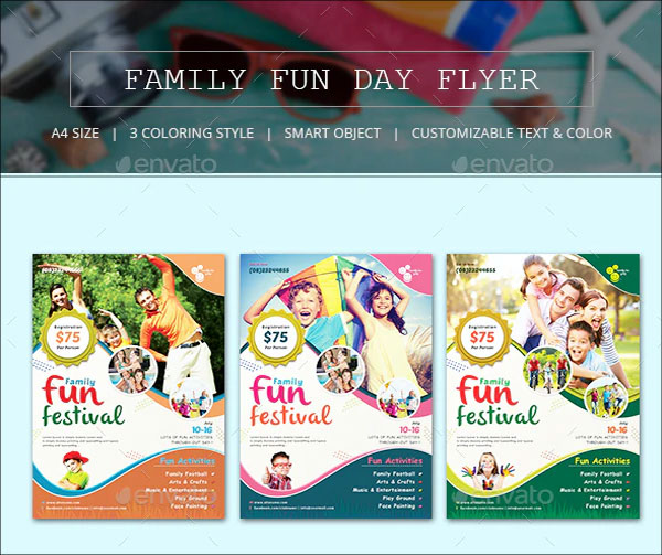Family Fun Day PSD Flyer