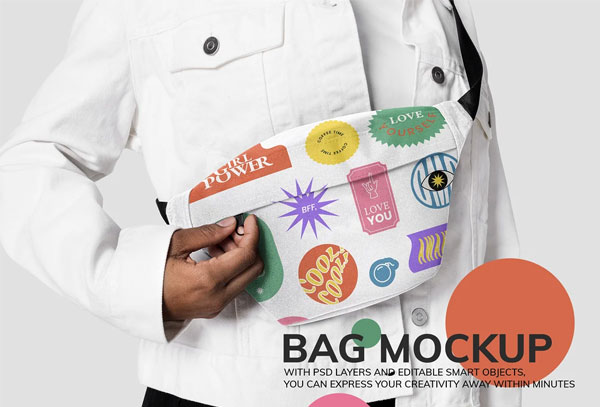 Fanny Pack Photoshop Mockup