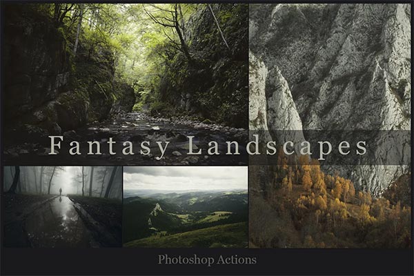 Fantasy Landscapes Photoshop Actions