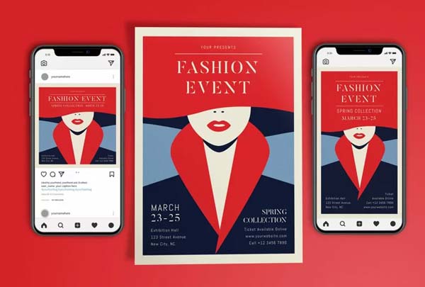 Fashion Event Flyer Set