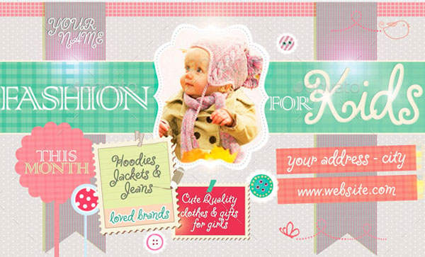 Fashion For Kids Flyer Template Download