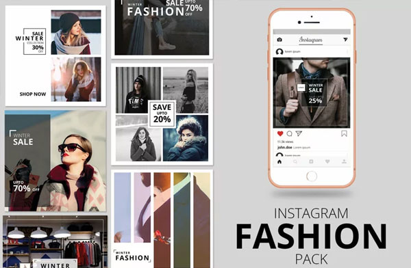 Fashion Instagram Banners Pack