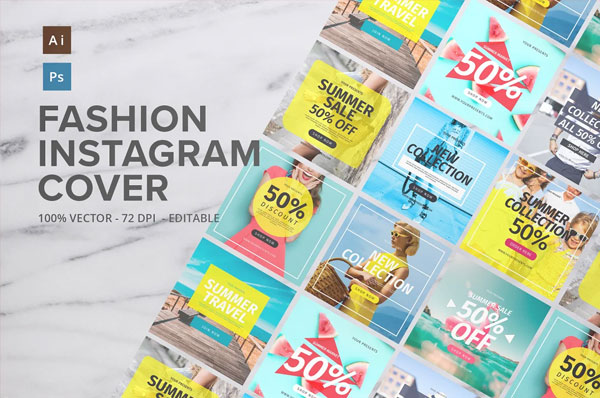 Fashion Instagram Cover Template
