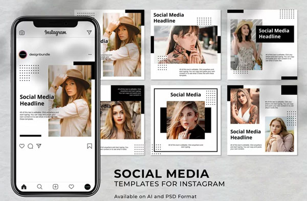 Fashion Instagram Social Media Template