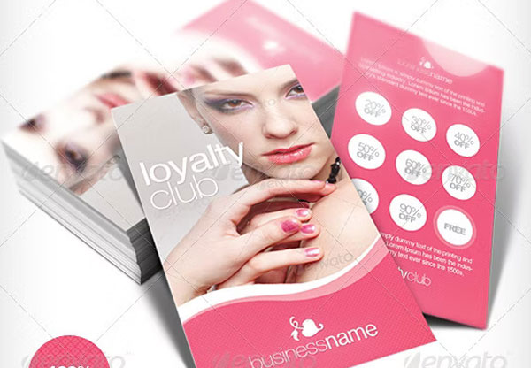 Fashion Loyalty Cards Template