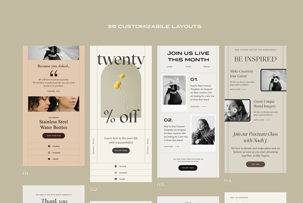 Fashion Newsletter Templates