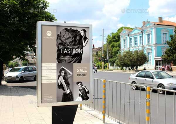Fashion Poster Design PSD Template