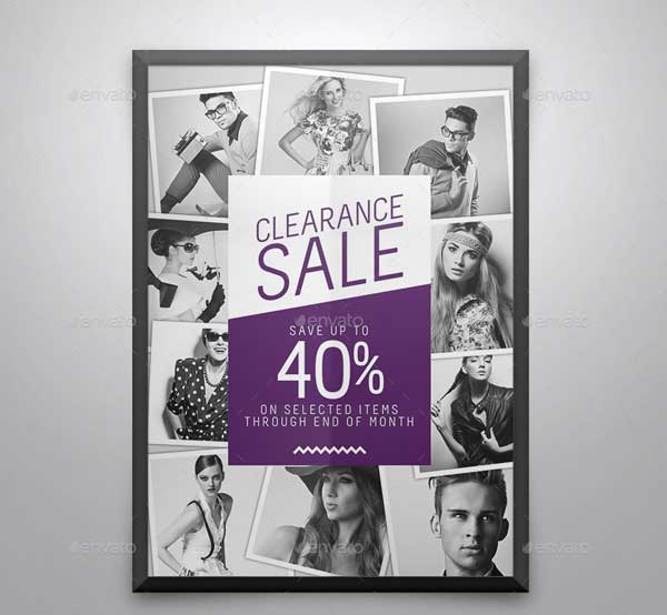 Fashion Poster Template PSD