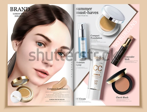 Fashion Product Catalog Vector Template