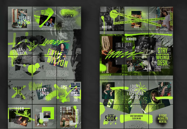 Fashion Puzzle Instagram Banner Template