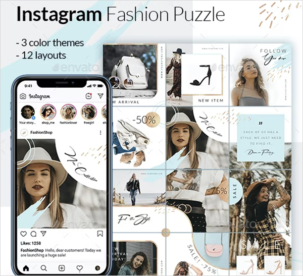 Fashion Puzzle Instagram Posts