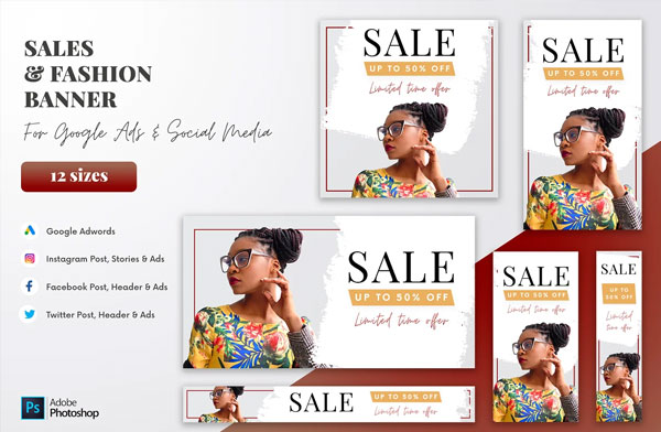 Fashion Sale Google Ads Banner