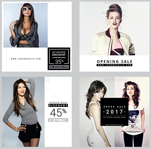 Fashion Sale Instagram Banner Templates
