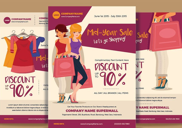 Fashion Sales & Events Flyers