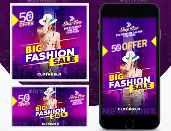 Fashion Social Media Banner Template