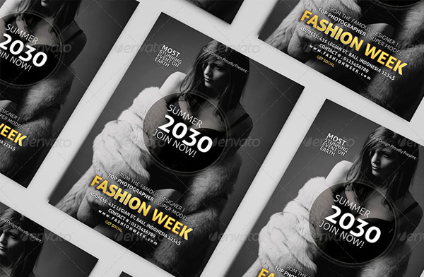 Fashion Week Event Flyer Template