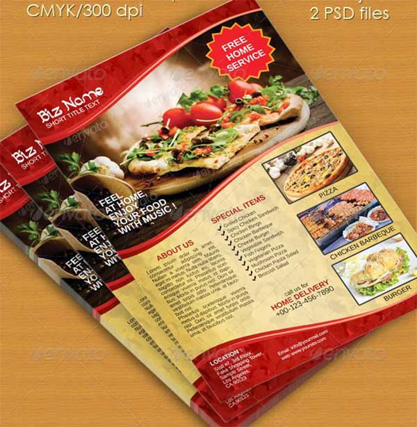 Fast Food Business Flyer Template