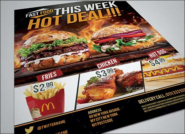 Fast Food Flyer Templates